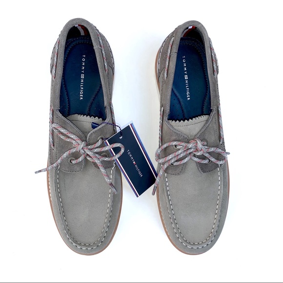NEW TOMMY HILFIGER Shoes mens leather suede loafers